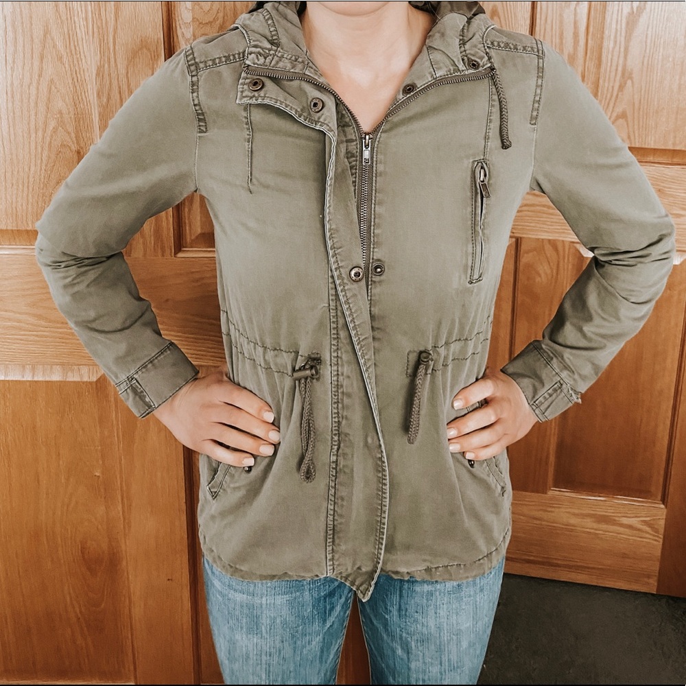 Army green jacket